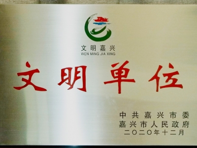 2020年嘉興市文明單位